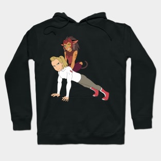 Catradora push ups Hoodie